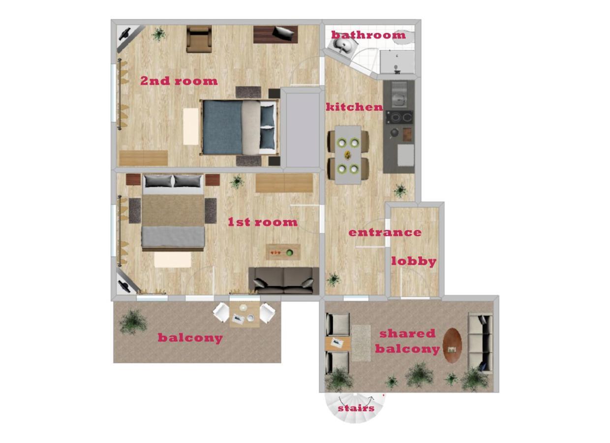 סיגישוארה Rose Apartment מראה חיצוני תמונה